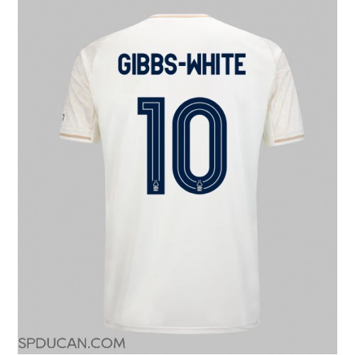 Muški Nogometni Dres Nottingham Forest Morgan Gibbs-White #10 Gostujuci 2025-26 Kratak Rukav